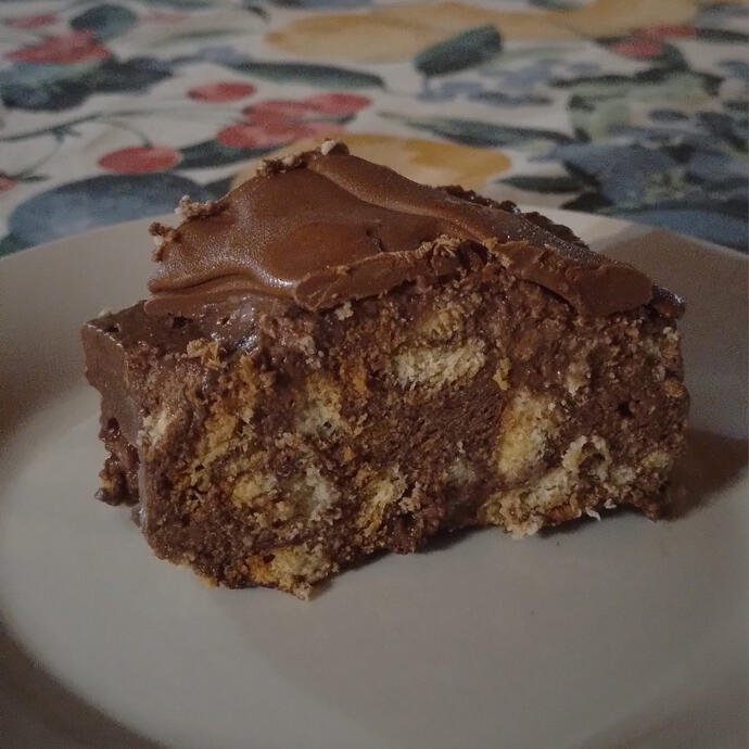 Chocolate biscuit dessert